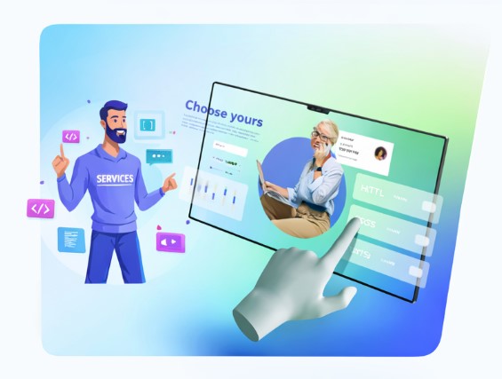 Captura de pantalla del sistema de alojamiento de sitios estáticos de la aplicación